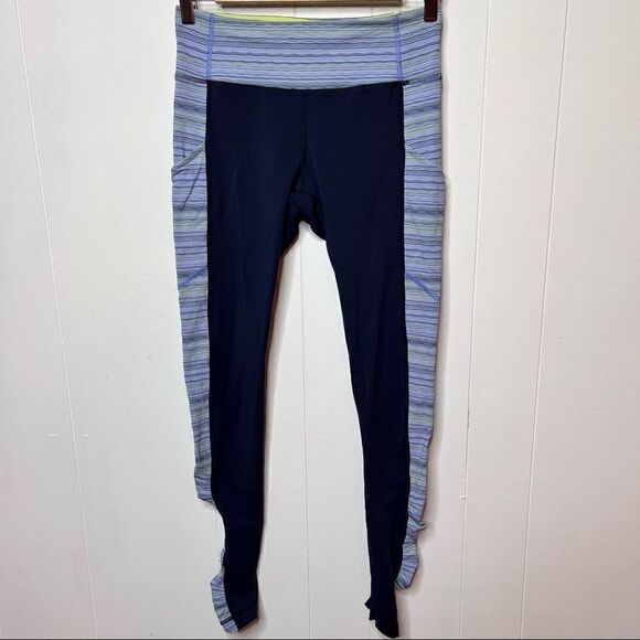 Lululemon SPEED TIGHT IV Inkwell Space Dye Twist Lullaby Ray Size 6 Gym Workout - Picture 1 of 6